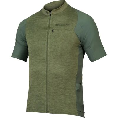 Maillot de cyclisme léger Endura GV500 Reiver - Vert Olive - Maillot de vélo - Publicité Maillot de cyclisme léger Endura GV500 Reiver - Vert Olive - Maillot de vélo - Publicité