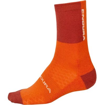 Calze Inverno Endura Merino Arancione Donna - Calze Calze Inverno Endura Merino Arancione Donna - Calze