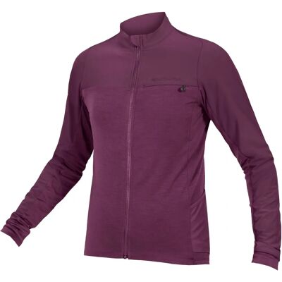 Endura GV500 Langermet Trøye - Aubergine - Pustende og varm Endura GV500 Langermet Trøye - Aubergine - Pustende og varm