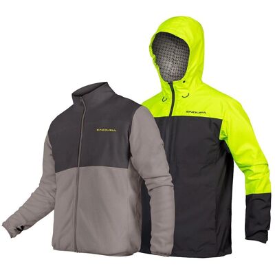 Endura Hummvee 3-in-1 Wasserdichte Herren Jacke - Gelb Endura Hummvee 3-in-1 Wasserdichte Herren Jacke - Gelb