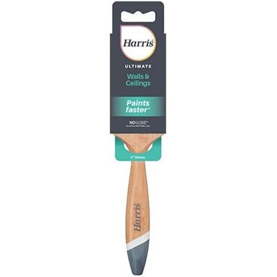 Harris Ultimate Wall & Ceiling Paintbrush - No Bristle Loss Harris Ultimate Wall & Ceiling Paintbrush - No Bristle Loss