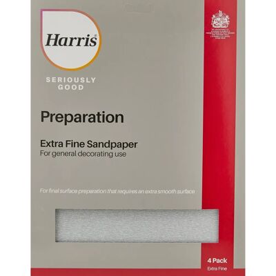 Harris Extra Fine Sandpaper Pack - Sandpaper Harris Extra Fine Sandpaper Pack - Sandpaper