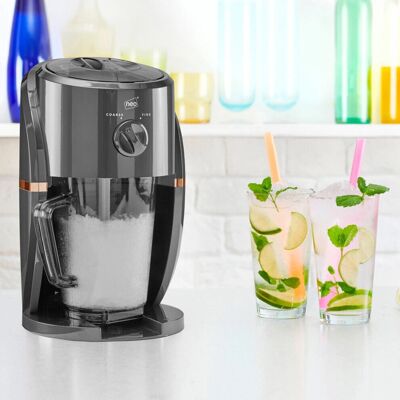 Neo Ice Crusher and Cocktail Maker Machine - Grey, Red, Copper Neo Ice Crusher and Cocktail Maker Machine - Grey, Red, Copper