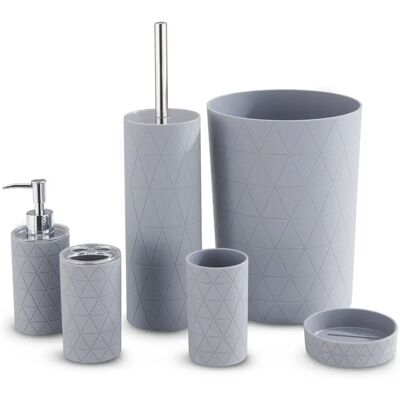 LIVIVO Bathroom Accessories Set - 6pc, Soap Dispenser, Toothbrush Holder LIVIVO Bathroom Accessories Set - 6pc, Soap Dispenser, Toothbrush Holder