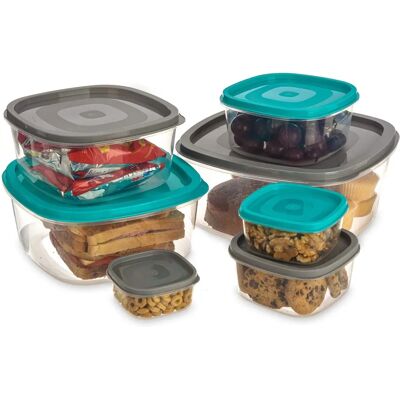 LIVIVO 7pc Food Storage Containers Airtight Lids - Food Storage Containers LIVIVO 7pc Food Storage Containers Airtight Lids - Food Storage Containers