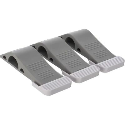 LIVIVO 3 Door Wedge Heavy Duty Rubber Door Wedge with Holder - Non-Slip Door Jammer LIVIVO 3 Door Wedge Heavy Duty Rubber Door Wedge with Holder - Non-Slip Door Jammer