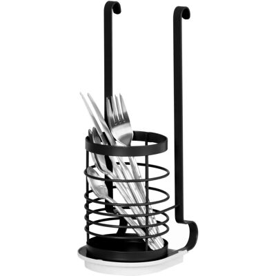 LIVIVO Black Utensil Holder - Kitchen & Hanging Storage LIVIVO Black Utensil Holder - Kitchen & Hanging Storage
