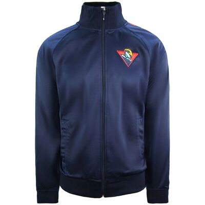 Mitchell & Ness Golden State Warriors Navy Track Jacket - Sportswear Mitchell & Ness Golden State Warriors Navy Track Jacket - Sportswear