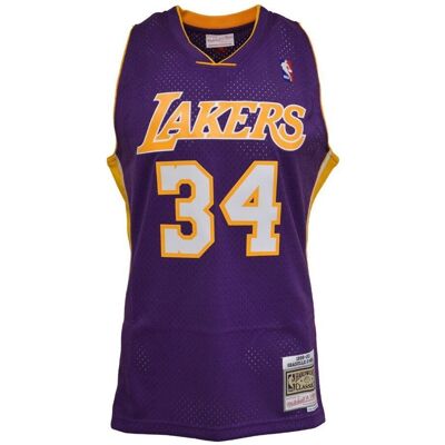 Koszulka do Koszykówki Mitchell & Ness Shaquille O'Neal Lakers - Fioletowa - M - Przez cały rok Koszulka do Koszykówki Mitchell & Ness Shaquille O'Neal Lakers - Fioletowa - M - Przez cały rok