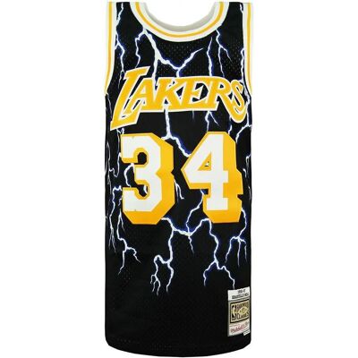 Mitchell & Ness - LA Lakers Shaquile O'Neal Lightning - Black - M - Vest Mitchell & Ness - LA Lakers Shaquile O'Neal Lightning - Black - M - Vest