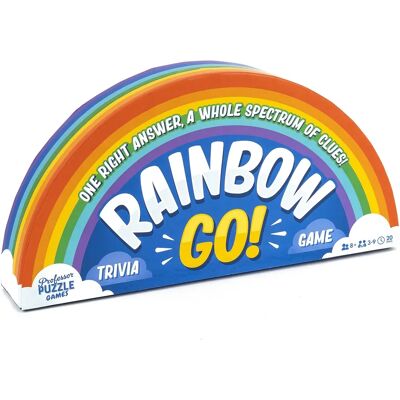 Professor Puzzle Rainbow Go - Trivia Game for All - Board Game Professor Puzzle Rainbow Go - Trivia Game for All - Board Game