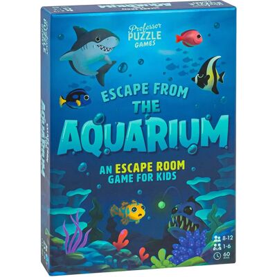 Professor Puzzle Escape from the Aquarium - Escape Room Strategy Game Ages 8 to 11 1-6 Pl Professor Puzzle Escape from the Aquarium - Escape Room Strategy Game Ages 8 to 11 1-6 Pl