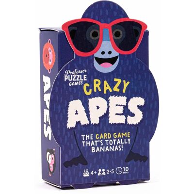 Profesor Puzzle Crazy Apes - Juego de cartas de la jungla Profesor Puzzle Crazy Apes - Juego de cartas de la jungla