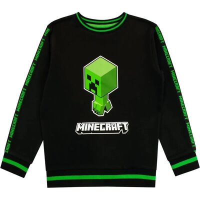 Suéter Creeper de Minecraft - Meninos 11-12 Anos - Algodão Suéter Creeper de Minecraft - Meninos 11-12 Anos - Algodão