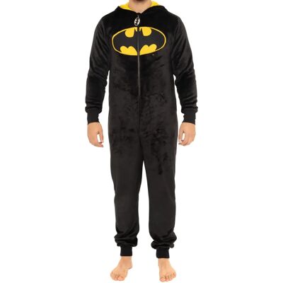 Macacão de fleece Batman da DC Comics - Preto - Macacão Macacão de fleece Batman da DC Comics - Preto - Macacão
