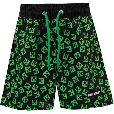 Short de bain Minecraft Creeper - 8-9 Ans - Publicité Short de bain Minecraft Creeper - 8-9 Ans - Publicité
