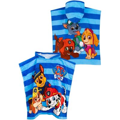 Paw Patrol Boys Hooded Towel Poncho - One Size Paw Patrol Boys Hooded Towel Poncho - One Size