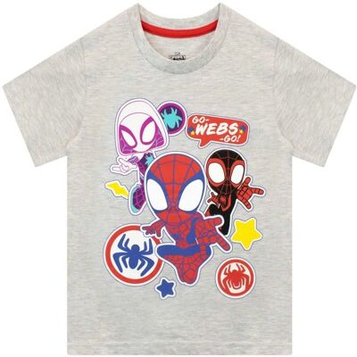 MARVEL - Spider-Man Go Webs Go - Grey - T-Shirt MARVEL - Spider-Man Go Webs Go - Grey - T-Shirt