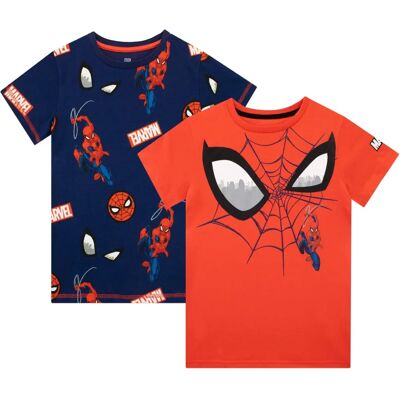 Marvel Spiderman T-Shirt 2 Pack - Kids Marvel Spiderman T-Shirt 2 Pack - Kids