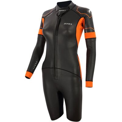 Zone3 - Versa - Kvinne - Svart/Oransje - Wetsuit Zone3 - Versa - Kvinne - Svart/Oransje - Wetsuit