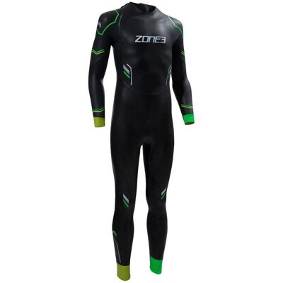 Traje de Neopreno de Aventura Zone3 para Niños - Negro - Talla 9-10 años Traje de Neopreno de Aventura Zone3 para Niños - Negro - Talla 9-10 años
