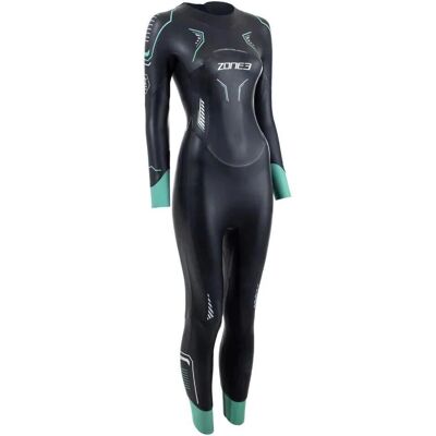 Zone3 Neopren-Dykkedragt - Langarm, Schwarz/Eukalyptus - Sport Zone3 Neopren-Dykkedragt - Langarm, Schwarz/Eukalyptus - Sport