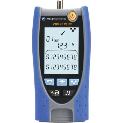 Trend Networks VDV II Plus BT Copper Cable Tester - Cloud-Connected Trend Networks VDV II Plus BT Copper Cable Tester - Cloud-Connected