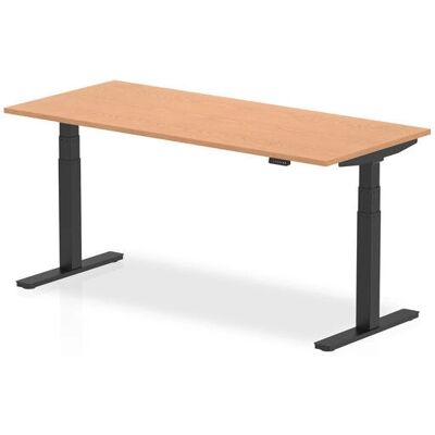 Oak Height Adjustable Desk - Electric Dual Motors - 660-1310mm - 120kg - Office Furniture Oak Height Adjustable Desk - Electric Dual Motors - 660-1310mm - 120kg - Office Furniture
