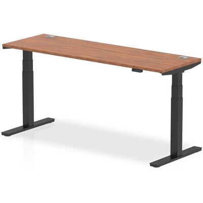 Walnut Height Adjustable Desk - Office Furniture Walnut Height Adjustable Desk - Office Furniture