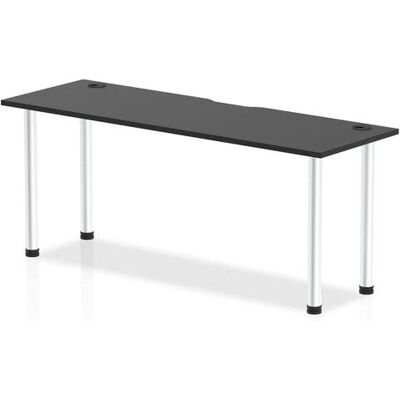 Impulse Black Series Black 1800 x 600mm Desk - Meeting Table Impulse Black Series Black 1800 x 600mm Desk - Meeting Table