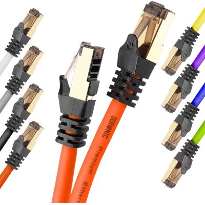 Câble Ethernet Duronic Orange 2M - Blindé, Haute Vitesse - Publicité Câble Ethernet Duronic Orange 2M - Blindé, Haute Vitesse - Publicité