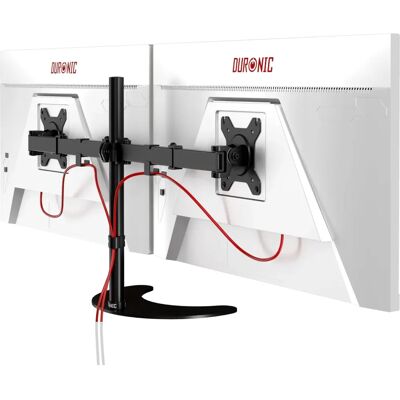 Support Moniteur Duronic DM15D2 - Bras double réglable 13-32 pouces - Publicité Support Moniteur Duronic DM15D2 - Bras double réglable 13-32 pouces - Publicité