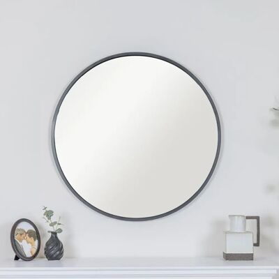 Melody Maison Gold Round Wall Mirror - 80cm x 80cm - Modern Luxury Melody Maison Gold Round Wall Mirror - 80cm x 80cm - Modern Luxury