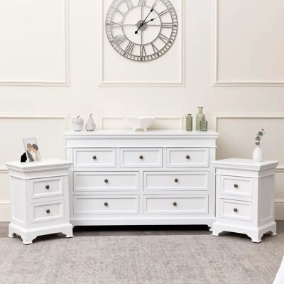 Daventry - Chest 7-Drawer - White - Bedroom Furniture Daventry - Chest 7-Drawer - White - Bedroom Furniture