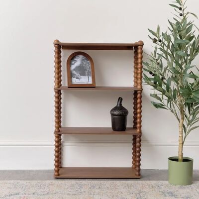 Generic - Bobble Framed 3 Tier Shelf - Brown Wood - Shelf Generic - Bobble Framed 3 Tier Shelf - Brown Wood - Shelf