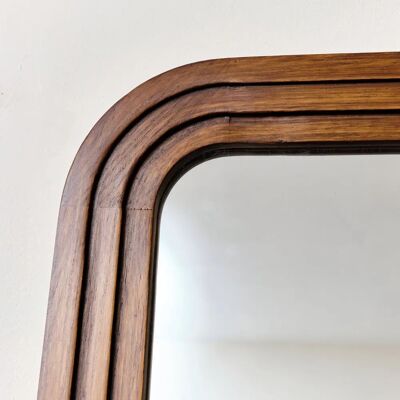 Generic - 60x140 - Dark Wood - Arched - Wall Mirror Generic - 60x140 - Dark Wood - Arched - Wall Mirror