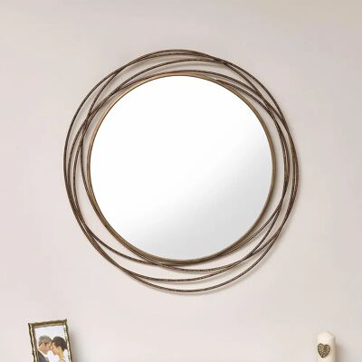 Unknown - AntiqueSwirl - Gold - Wall mirror Unknown - AntiqueSwirl - Gold - Wall mirror