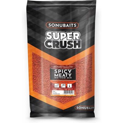 Mezcla de groundbait picante y cárnica de Sonubaits - 2 Kg Mezcla de groundbait picante y cárnica de Sonubaits - 2 Kg