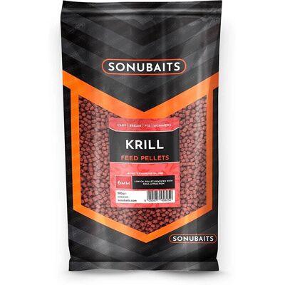 Sonubaits Krill Feed Pellets - 6mm - Fishing Pellets Sonubaits Krill Feed Pellets - 6mm - Fishing Pellets