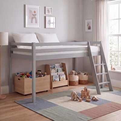 Home Discount - Sydney - Grey - Loft Storage - Bunk Bed Home Discount - Sydney - Grey - Loft Storage - Bunk Bed