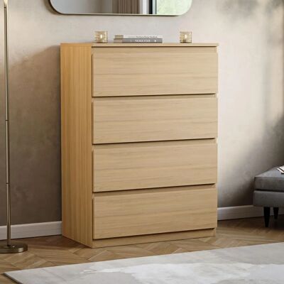 Vida Designs - Denver - Pine - 4 Drawer - Chest Vida Designs - Denver - Pine - 4 Drawer - Chest