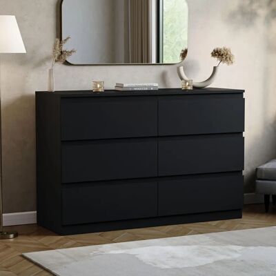 Vida Designs - Denver 6-Drawer Chest - Chest of drawers Vida Designs - Denver 6-Drawer Chest - Chest of drawers