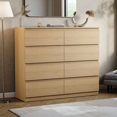 Vida Designs - Denver - Pine - 8 Drawer - Chest Vida Designs - Denver - Pine - 8 Drawer - Chest