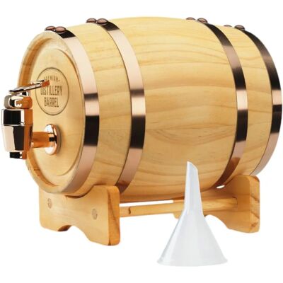 Ingenious Barril de Whiskey de Madera - Barril de Whiskey Ingenious Barril de Whiskey de Madera - Barril de Whiskey