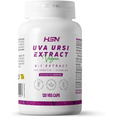 HSN | Extracto de Uva Ursi 6:1 - 500mg Cápsulas Veganas HSN | Extracto de Uva Ursi 6:1 - 500mg Cápsulas Veganas