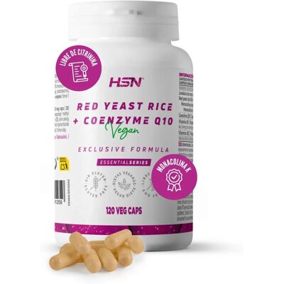 HSN Levedura de Arroz Vermelho 5% Monacolina - Cápsulas Veganas HSN Levedura de Arroz Vermelho 5% Monacolina - Cápsulas Veganas