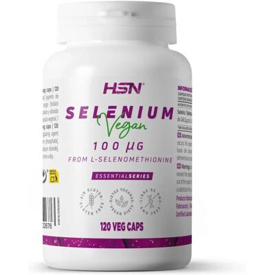 HSN L-seleniometionina - Vegano - 120 cápsulas HSN L-seleniometionina - Vegano - 120 cápsulas