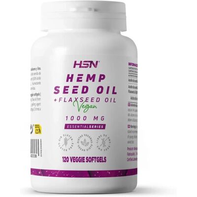HSN Aceite de Semillas de Cáñamo y Linaza Vegano - Complemento Alimenticio HSN Aceite de Semillas de Cáñamo y Linaza Vegano - Complemento Alimenticio