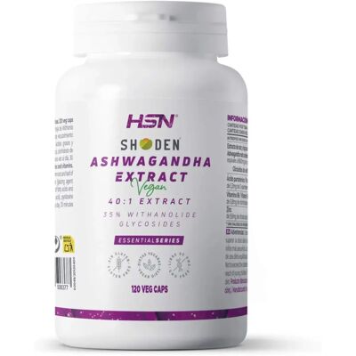 HSN Shoden Extrato de Ashwagandha - 240mg Cápsulas Vegetarianas HSN Shoden Extrato de Ashwagandha - 240mg Cápsulas Vegetarianas