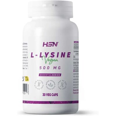 HSN L-Lisina 500mg - Suplemento Alimentar Vegano HSN L-Lisina 500mg - Suplemento Alimentar Vegano